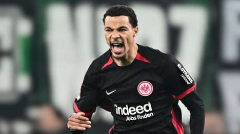 Hugo Ekitiké traf zum 1:1 und erzielte seinen 12. Treffer in der laufenden Bundesliga-Saison