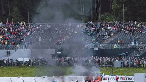 Bei der MotoGP auf dem Red Bull Ring in Spielberg kam es zu einem Zwischenfall mit Feuer