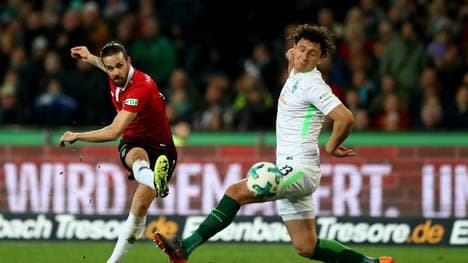 Hannover 96 gegen Werder Bremen