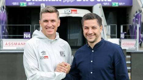 Schweinsteiger (links) wird Coach an der Bremer Brücke