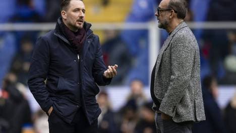 Zuletzt in Genua: Marcel Klos (l.)