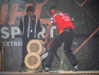 Timbersports-Stars küren Weltmeister