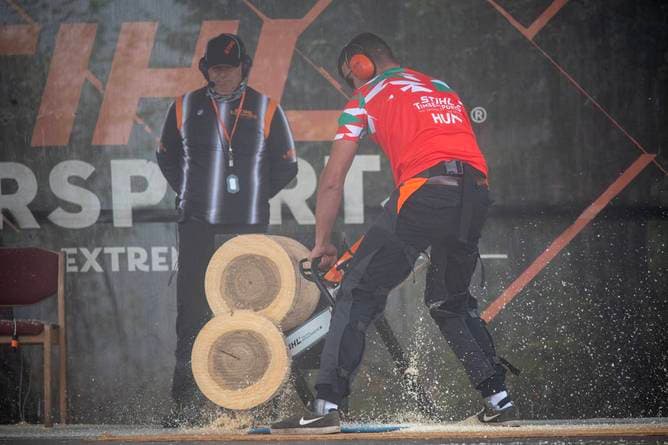 Timbersports-Stars küren Weltmeister