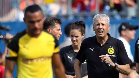 Lucien Favre feiert in Fürth sein Pflichtspieldebüt als BVB-Trainer