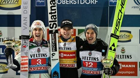 Felix Hoffmann (r.) stand auf dem Podest