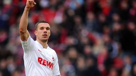 Lukas Podolski im Trikot des 1. FC Köln