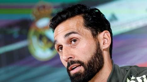 Alvaro Arbeloa am Samstag auf der Pressekonferenz