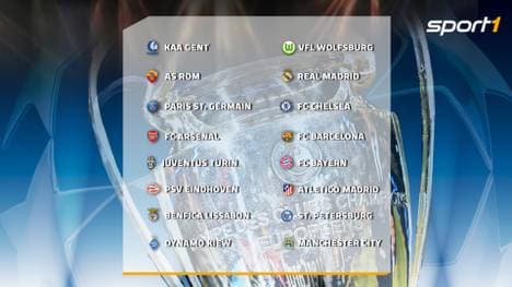 In Nyon wurde das Achtelfinale in der Champions League ausgelost