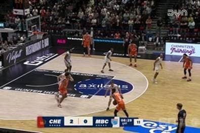 Spiel Highlights zu NINERS Chemnitz - SYNTAINICS MBC
