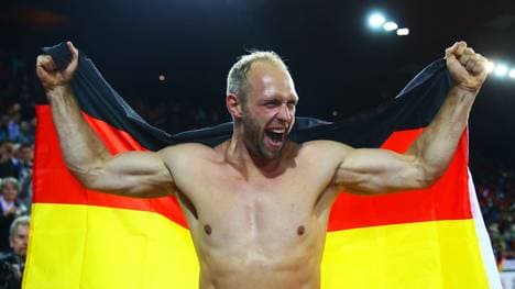 Robert Harting hat den Startschuss für die Deutsche Sportlotterie gegeben