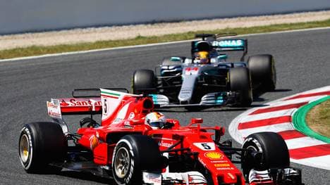 Sebastian Vettel und Lewis Hamilton treffen in Spielberg aufeinander