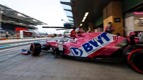 Auch der neue Aston-Martin-Bolide wird rosa Elemente beinhalten
