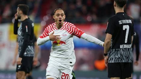 Xavi Simons trifft zur Leipziger Führung