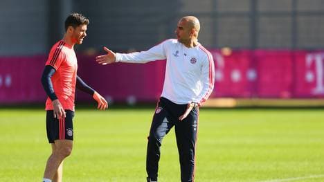 Xabi Alonso und Pep Guardiola
