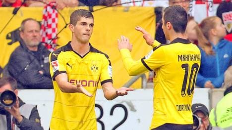 Christian Pulisic und Henrikh Mkhitaryan