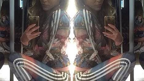 Selbst im Sport-Outfit sexy: Ann-Kathrin Brömmel.