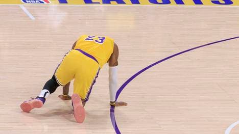 LeBron James und die Los Angeles Lakers sind in den Playoffs früh gescheitert