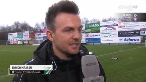 Enrcio Maaßen ist das zweite Jahr an der Seitenlinie des SV Rödinghausen verantwortlich