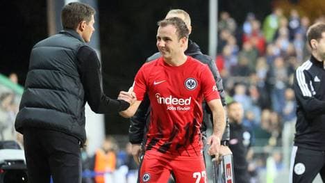 Mario Götze glänzte für Eintracht Frankfurt