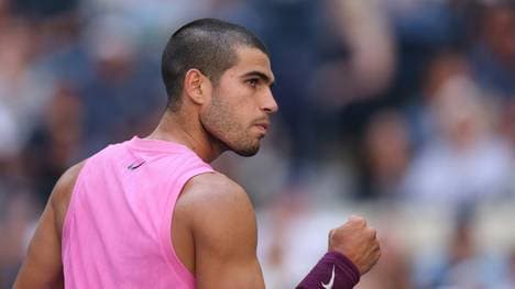 Im Viertelfinale: Carlos Alcaraz