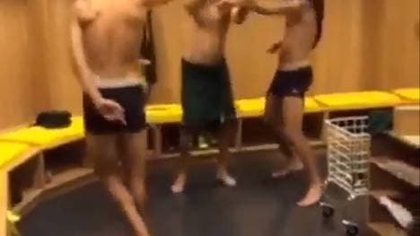 Zlatan Ibrahimovic Schweden Kabine