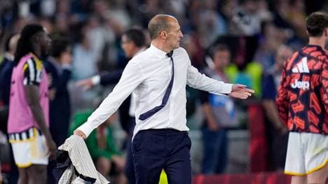 Massimiliano Allegri beim Pokal-Finale gegen Atalanta