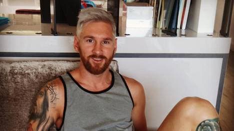Lionel Messi präsentiert seinen neuen Look