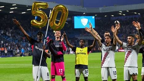 Seit 50 Spielen ungeschlagen: Bayer Leverkusen