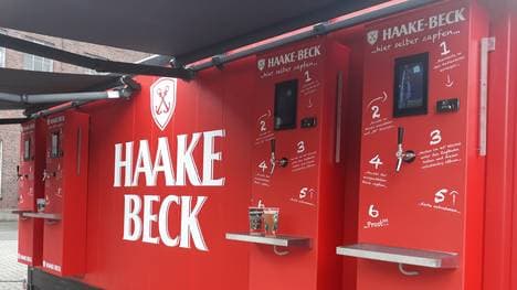 Werder Bremen, Zapfanlage, Bier