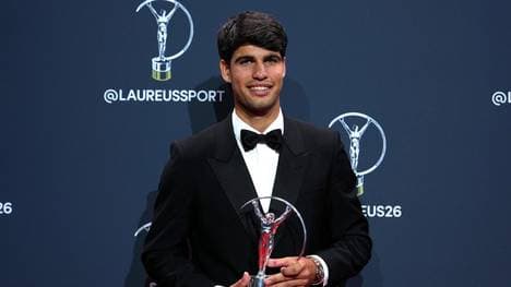 Carlos Alcaraz wird bei den Laureus Awards als Weltsportler ausgezeichnet