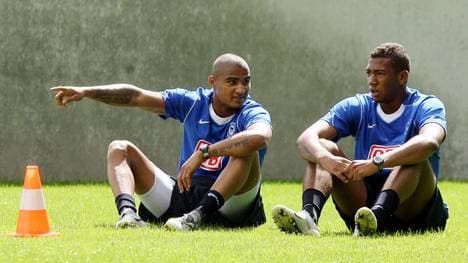 Im Gegensatz zu seinem Halbbruder Kevin Prince (l.) kehrte Jérôme Boateng nicht zur Hertha zurück
