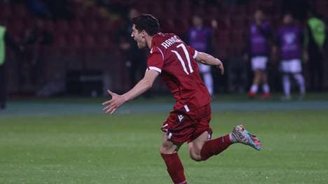 Bayern-II-Mittelstürmer Grant-Leon Ranos feiert ein mehr als gelungenes Debüt für Armenien