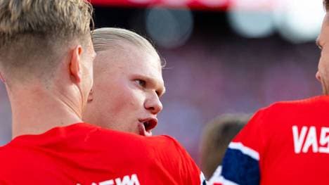 Erling Haaland hat gegen den Irak doppelt getroffen