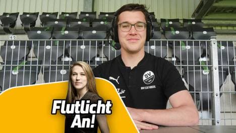 Louis Loeser reportiert Fußball für Blinde und Sehbehinderte