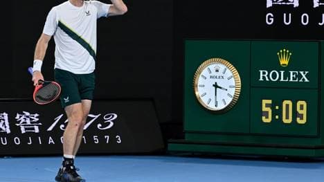 Murray absolvierte Nachtschicht