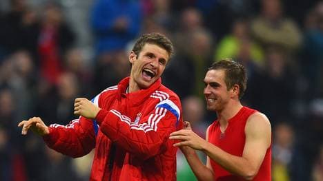 Thomas Müller Philipp Lahm FC Bayern München