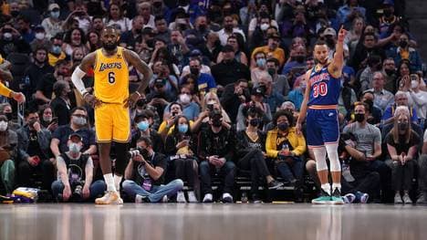 LeBron James gegen Steph Curry. Ein Duell, das die NBA elektrisiert