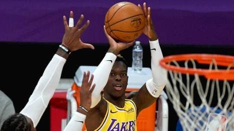 Dennis Schröder hatte neben LeBron James großen Anteil am Sieg der Los Angeles Lakers
