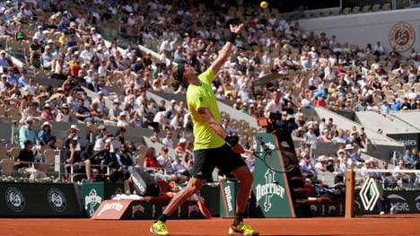 Alexander Zverev gewann sein Drittrundenmatch bei den French Open deutlich