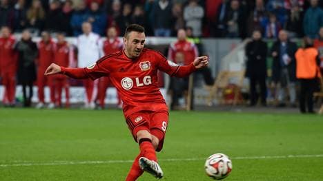 Josip Drmic spielt seit 2014 bei Bayer Leverkusen.