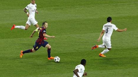 FC Barcelona Barca PSG Andres Iniesta