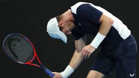 Andy Murray muss sich in Melbourne dem Spanier Roberto Bautista Agut geschlagen geben