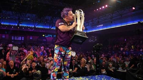 Peter Wright gewann bei der vergangenen WM den Titel im Ally Pally