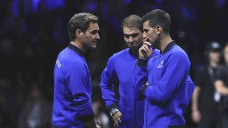 Geht es nach den SPORT1-Usern, ist Roger Federer (l.) der Tennis-GOAT