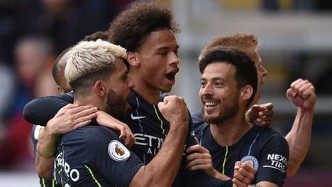 Sergio Agüero erzielte gegen Burnley seinen 20. Saisontreffer