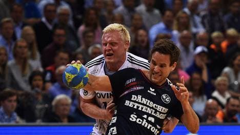 Patrick Wiencek vom THW Kiel gegen die SG Flensburg-Handewitt