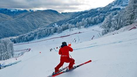 In Sotschi ist die Abfahrt abgesagt worden