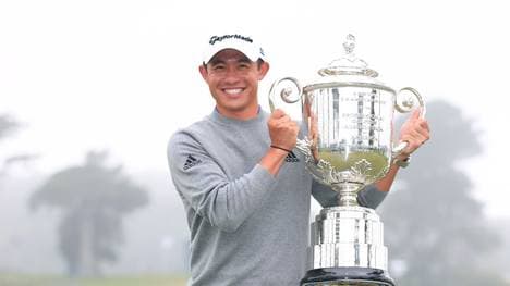 Freude pur - Collin Morikawa nach seinem ersten Major-Sieg