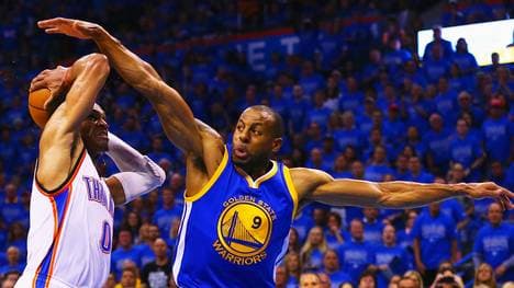 Russell Westbrook und OKC hatten Iguodala & Co. am Rande der Niederlage