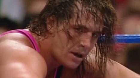 Bret Hart nach seinem legendären WWE-Match gegen den British Bulldog beim SummerSlam 1992